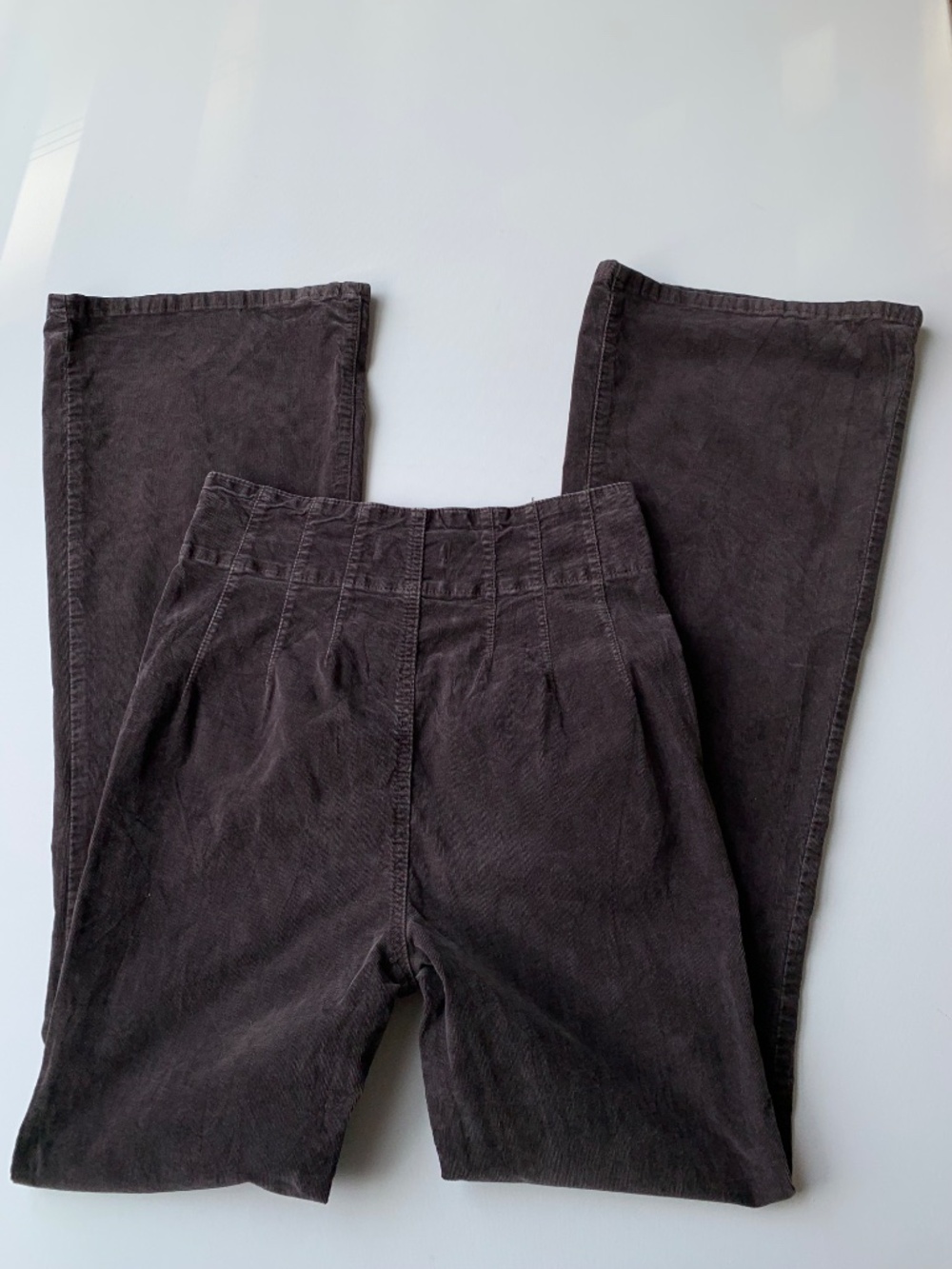 Free people Jayde Cord Flare Pants Women's 28 in Chocolate Color - Picture 13 of 13